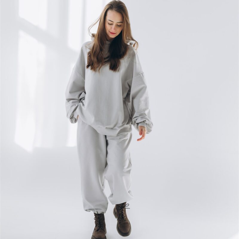 Spodnie oversize Szarak