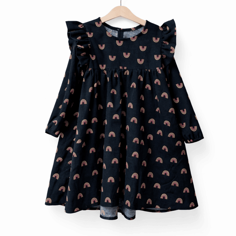 Sukienka Sztruksowe Tęcze