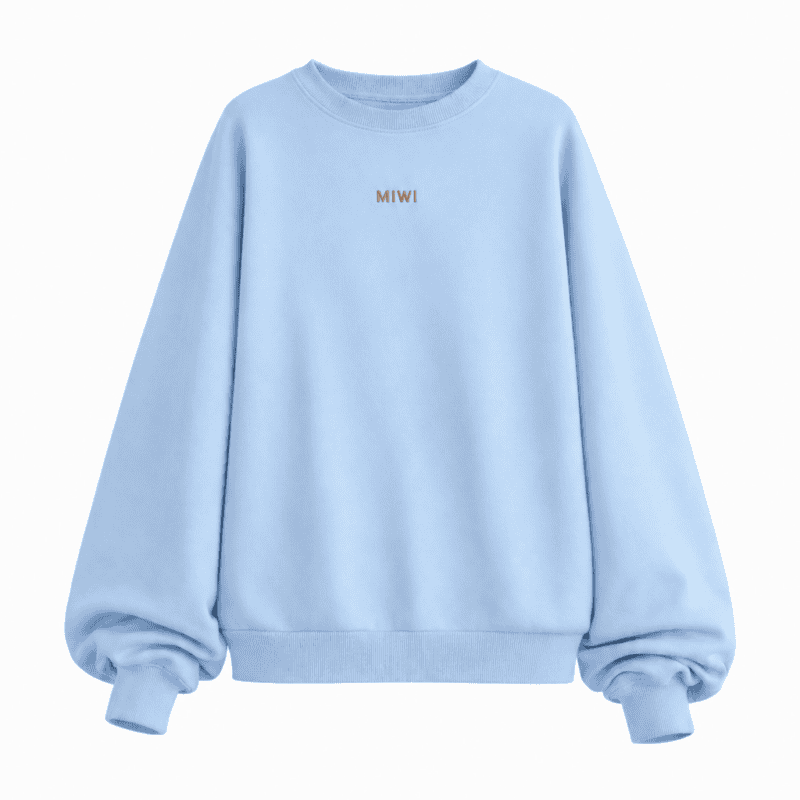 Bluza Błekit/logo Karmel