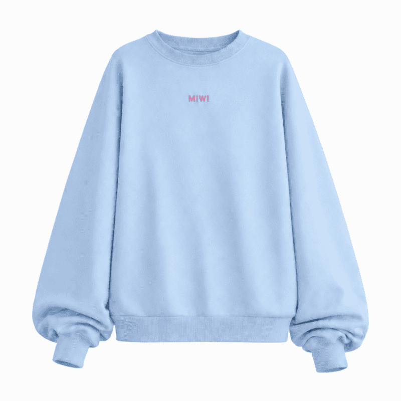 Bluza Błekit/logo Róż